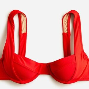 J. Crew Red Bikini (Top 38D, Bottoms L)